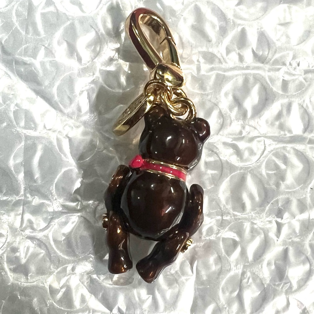 👑✅PRICE FIRM✅ Juicy Couture Adorable Gold and Brown Bear Charm - Picture 8 of 11